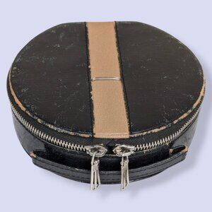Vintage 50s/60s German Round Vanity Travel Case